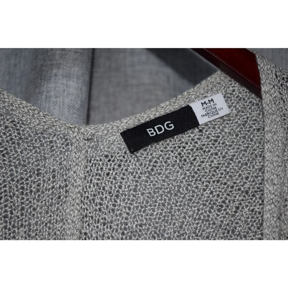 BDG Urban Outfitters Women’s Gray Open Front Lightweight Knit Cardigan Medium - Picture 3 of 3